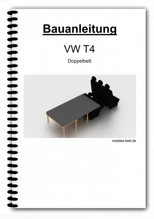Produktbild: Bauanleitung: Doppelbett für den VW T4