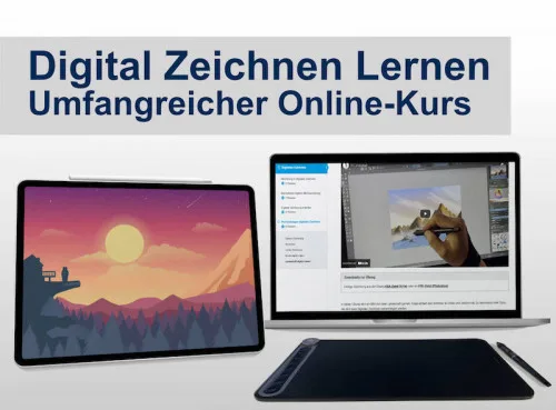 Produktbild: Digital zeichnen lernen (Online-Kurs)
